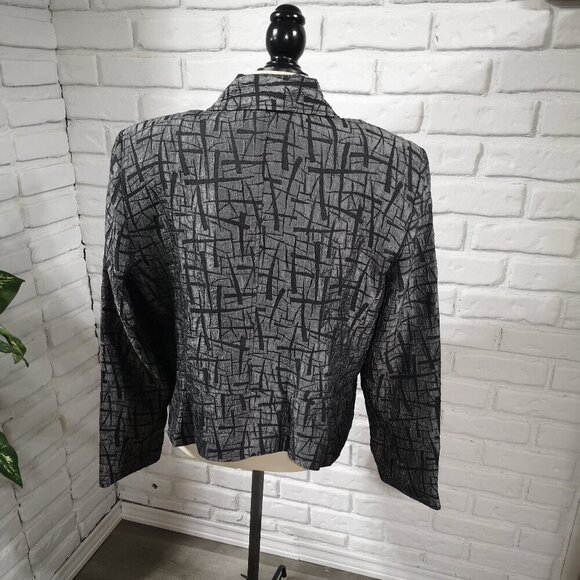 Soft Works Ladies Size 16 Black Made in Canada Full Zip Jacket - Picture 2 of 9